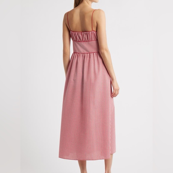 Doen Belline Dress in Rouge La Maddalena Gingham - Picture 3 of 9